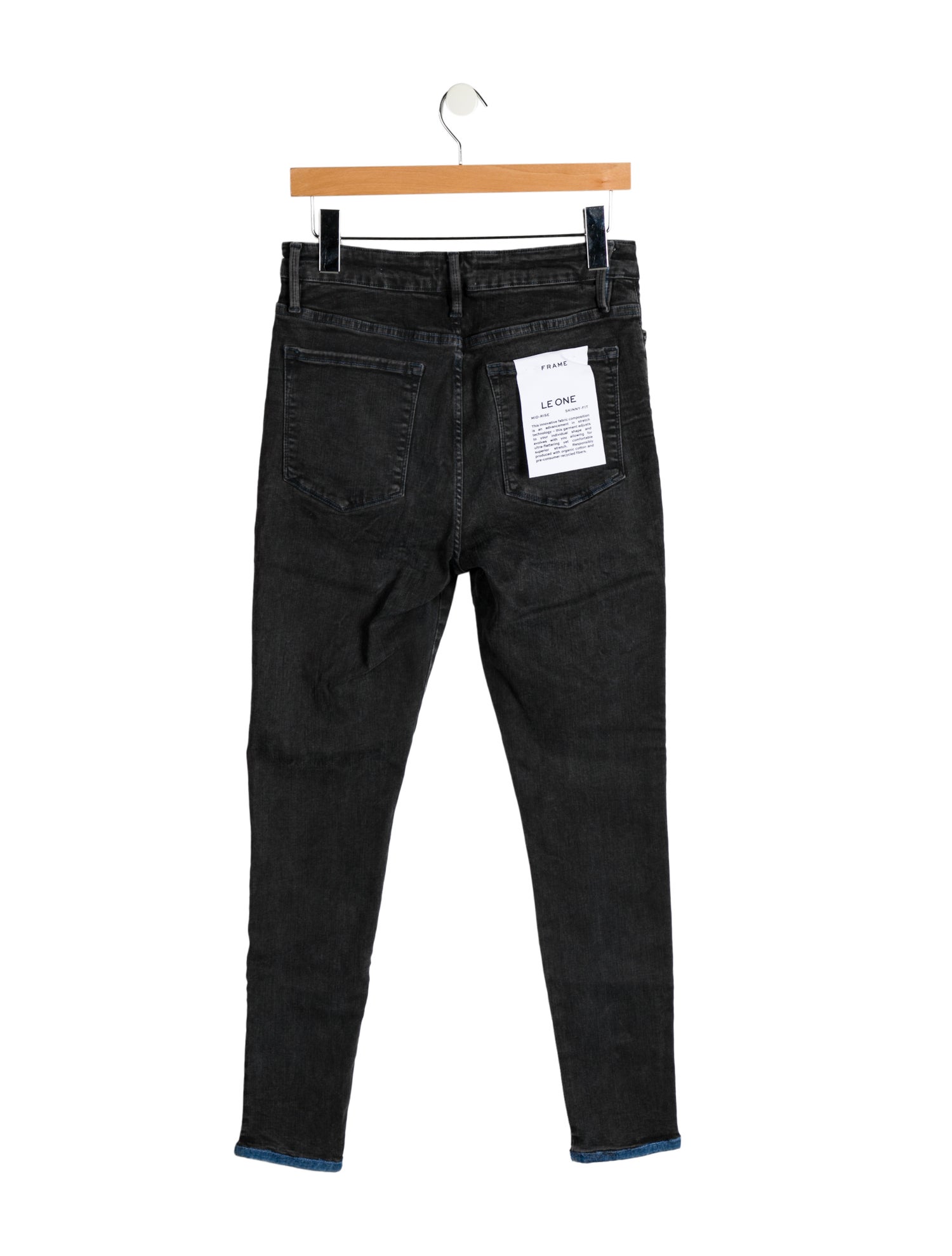 FRAME Mid-Rise Skinny Leg Jeans